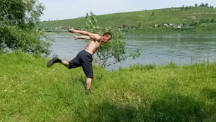 Тренировки у реки Ангара