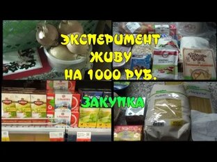 Эксперимент: живу 10 дней на 1000 рублей