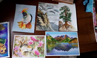 Акварельные мастер классы