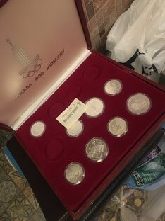 Юбилейные монеты СССР Олимпиада 1980 ( серебро)