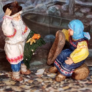 Жили- были старик со старухой, у самого синего моря... 