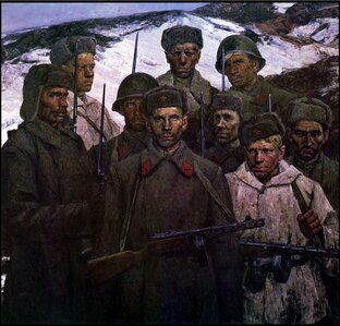 Советские воины
