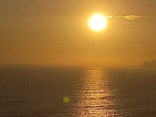 закат солнца