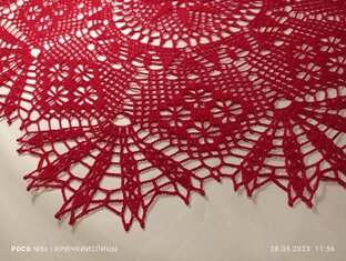 Салфетки связанные автором канала