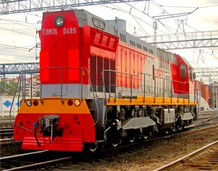 Тепловоз ТЭМ7А.