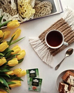 Сервировочные салфетки из джута 