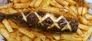 Рыба в духовке, маринованная