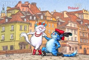 Синие коты Ирины Зенюк