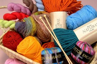 Покупка пряжи, спиц