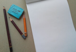 Эскизы и рисунки простым карандашом 