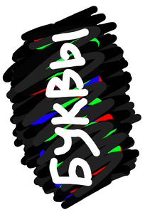 Алфавит в стиле, "цветное дежавю"