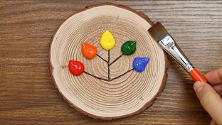 Акрил по дереву