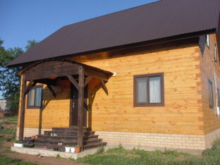 Деревенский дом своими руками