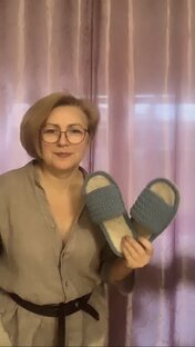 Как связать тапочки МК