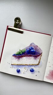 Акварельные food-скетчи 🎨 