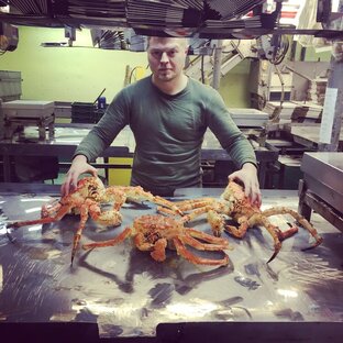 Это море,это крабы 🦀 первый рейс самый самый