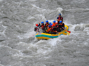 Рафтинг в Адыгее.