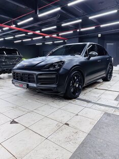 Черный мат сатин цвет в оклейке 