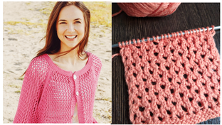 Узоры спицамм.