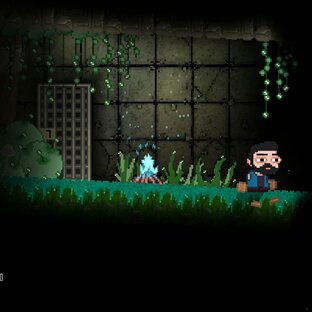 Тьма поглотила вас — мрачный пиксельный платформер