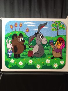 Коврик в технике тафтинг