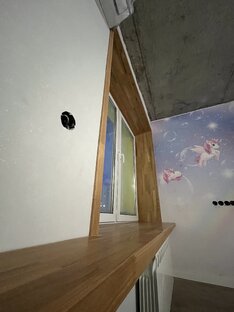 Подоконник и откосы из массива ясеня🌳