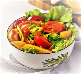 Салаты овощные, фруктовые (без мяса и рыбы)