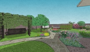 Схемы цветников