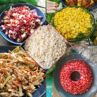 Салатики на праздничный стол 