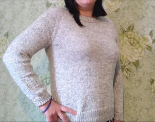 🧶Реглан спицами 🧶