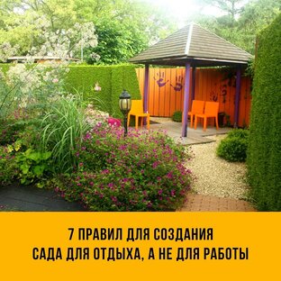 7 правил для создания сада для отдыха