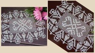 МК Салфетка крючком,,Кукуруза,,