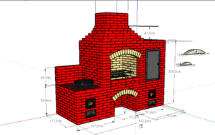 Мангал коптильня из кирпича своими руками: чертежи, видео - инструкция