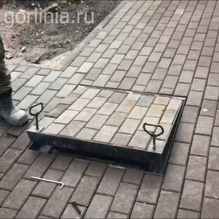 Люки под брусчатку и тротуарную плитку