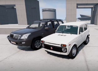 Сравнения авто на препятствиях