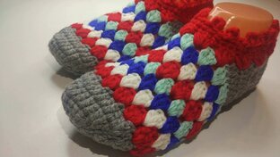 Тапочки, носочки крючком