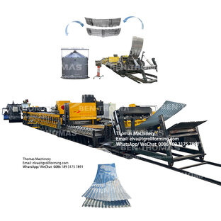 Silo roll forming machine