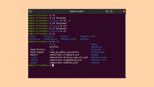 Основы терминала Linux