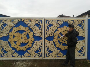 Резные работы