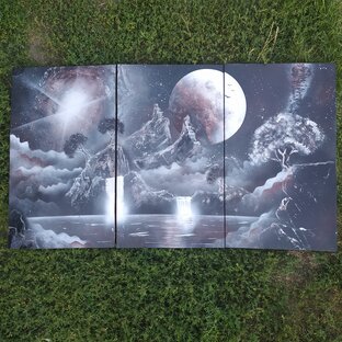 Spray paint art