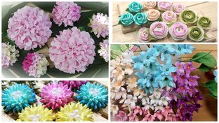 Цветы из фоамирана своими руками