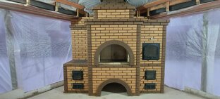Печной комплекс , мангал, печь под казан, и мини Русская