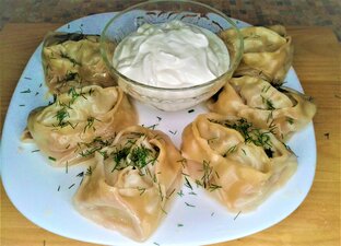 Мясо с тестом