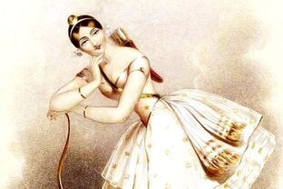 Русские балерины середины 19 века.