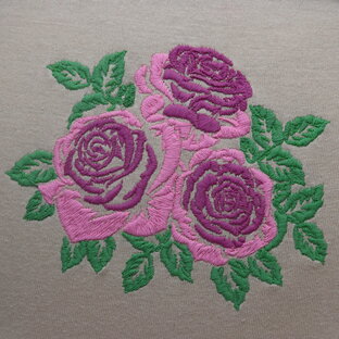 Дизайн розы. Машинная вышивка. Программа Wilcom