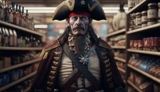 Пират Одноногий и Маскито