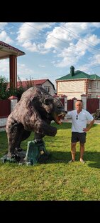 Медведь из бетона