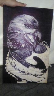 Рисуем черной ручкой