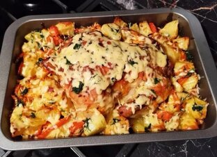 Рецепты курицы с картофелем