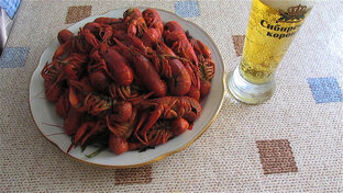 Раки, морепродукты.
